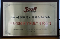 A4、2013中國房地產(chǎn)開發(fā)企業(yè)500強(qiáng)